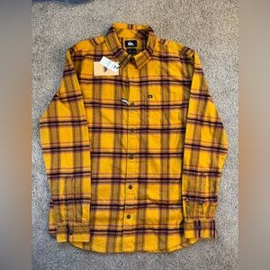 Quicksilver NWT men’s flannel M